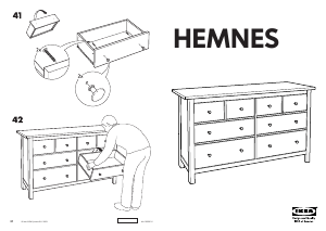 Bedienungsanleitung IKEA HEMNES (8 drawers) Kommode