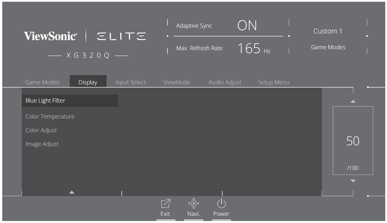 XG320Q Advanced Features and Settings ViewSonic Monitor