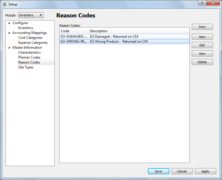 12.3.3. Reason Codes