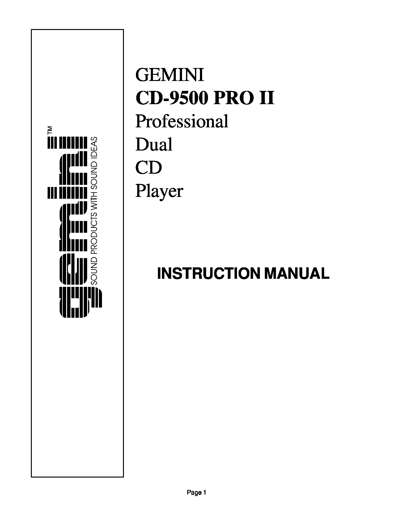 Gemini manuals
