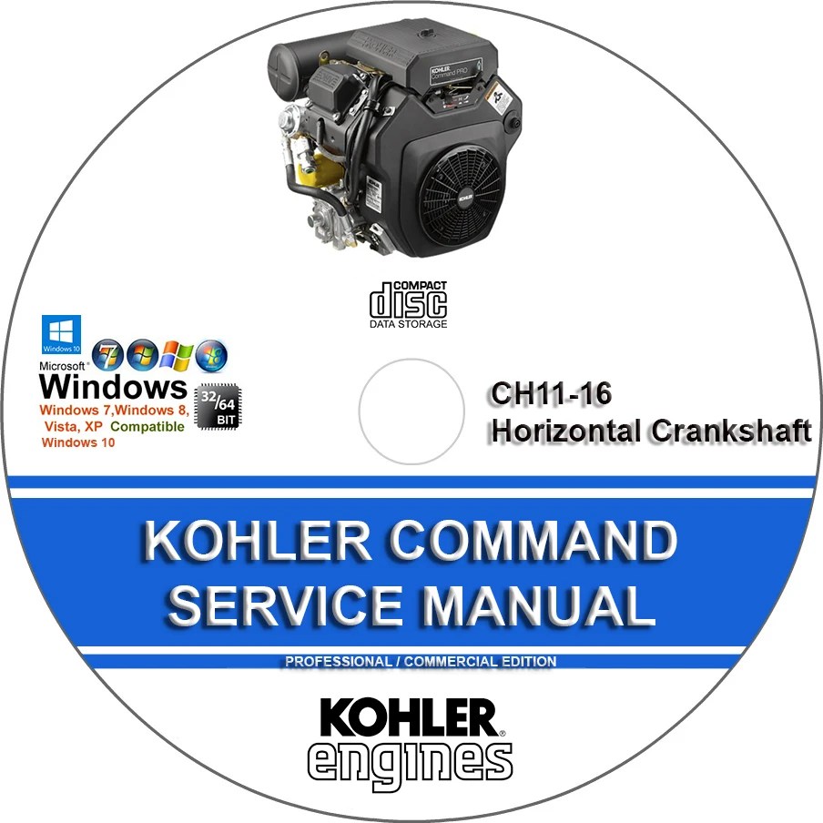 Kohler Command CH11 CH12.5 CH 13 CH14 CH15 CH16 Horizontal Crankshaft