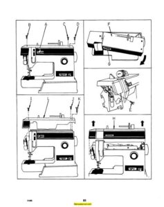 Singer 6233 Sewing Machine Service-Parts Manual