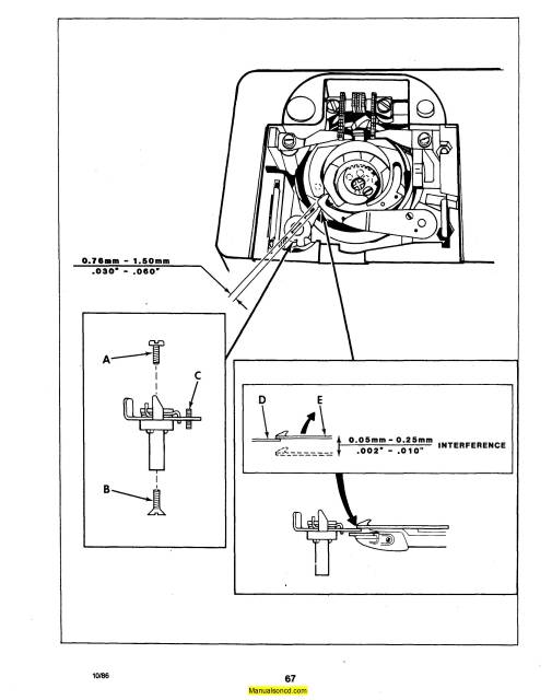 Singer 6235 Sewing Machine ServiceParts Manual