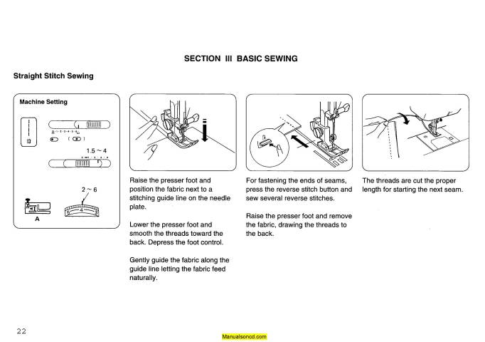 Janome 4623LE Plus Sewing Machine Instruction Manual