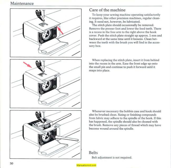 Viking 950 Prisma Sewing Machine Instruction Manual