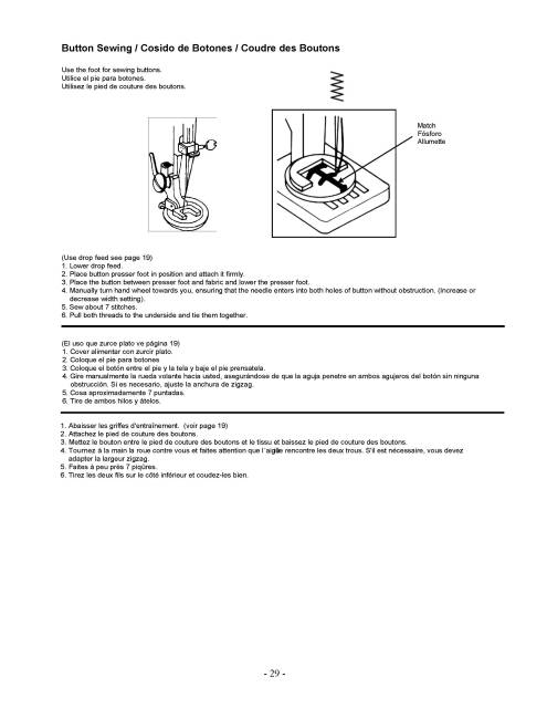 Euro-Pro 385X Sewing Machine Instruction Manual