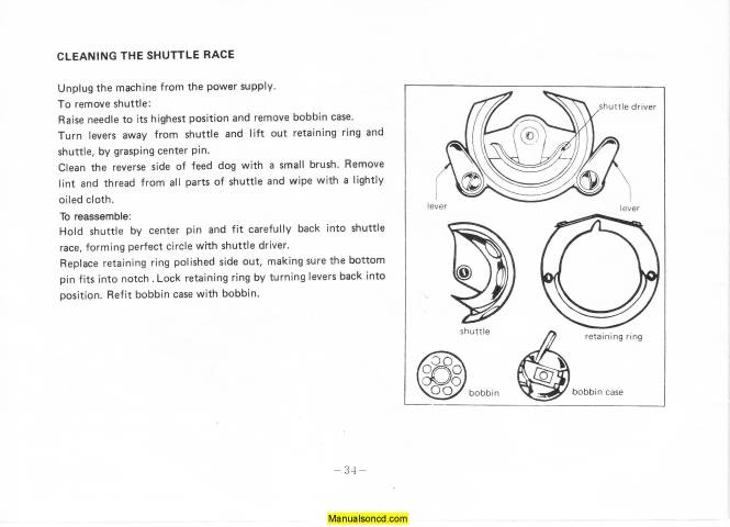 White 1411 Sewing Machine Instruction Manual