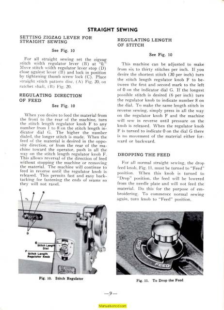 Montgomery Ward URR 279 Sewing Machine Instruction Manual