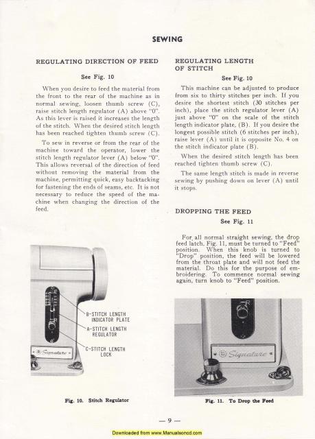Montgomery Ward URR 240 Sewing Machine Manual