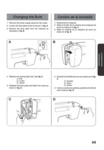 Brother VX-1120 Sewing Machine Instruction Manual