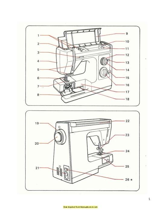 White 1599 Blue Jeans Sewing Machine Instruction Manual