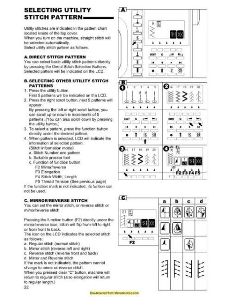 Singer 9960 Sewing Machine Instruction Manual