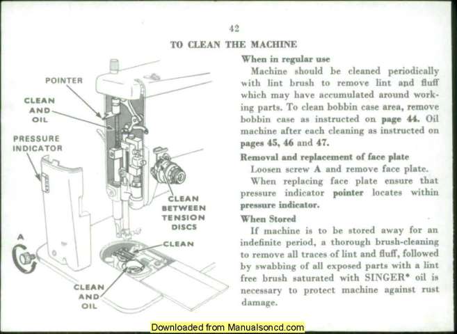 Singer 347 Sewing Machine Instruction Manual