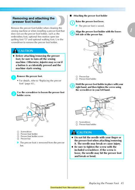 Brother SE400 Sewing Machine Instruction Manual