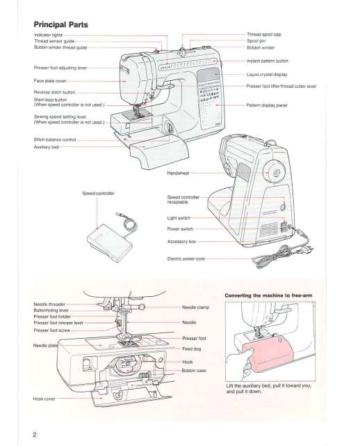 Singer XL-1 Sewing Machine Instruction Manual