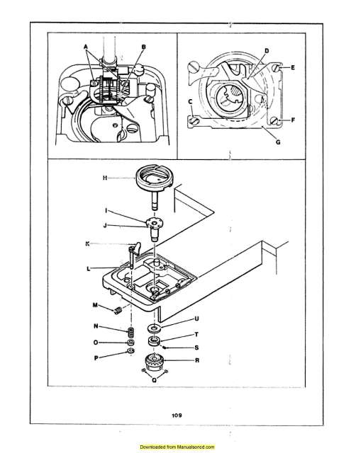 Singer 6105 Sewing Machine Service Manual