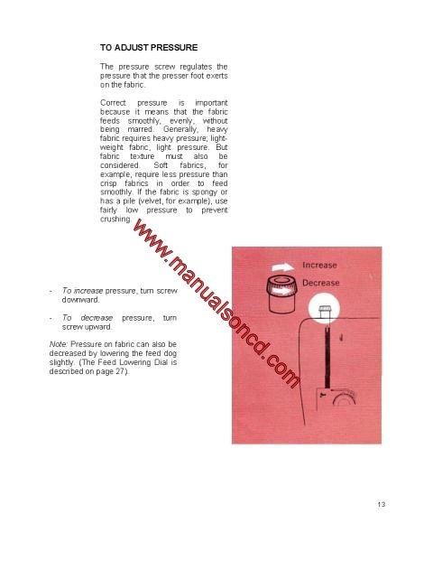 Singer 223 Sewing Machine Instruction Manual