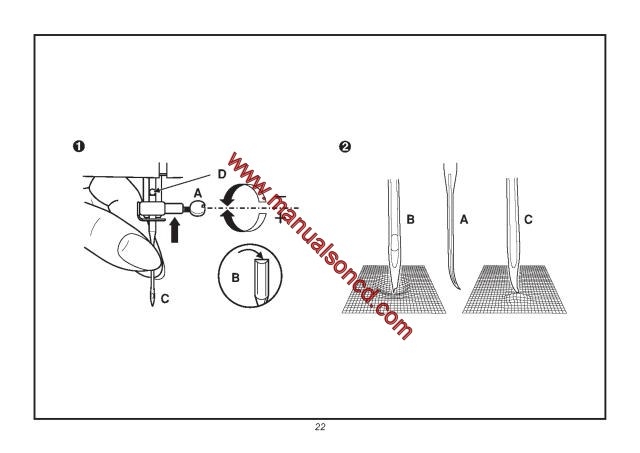 Euro-pro 8260 Sewing Machine Instruction Manual