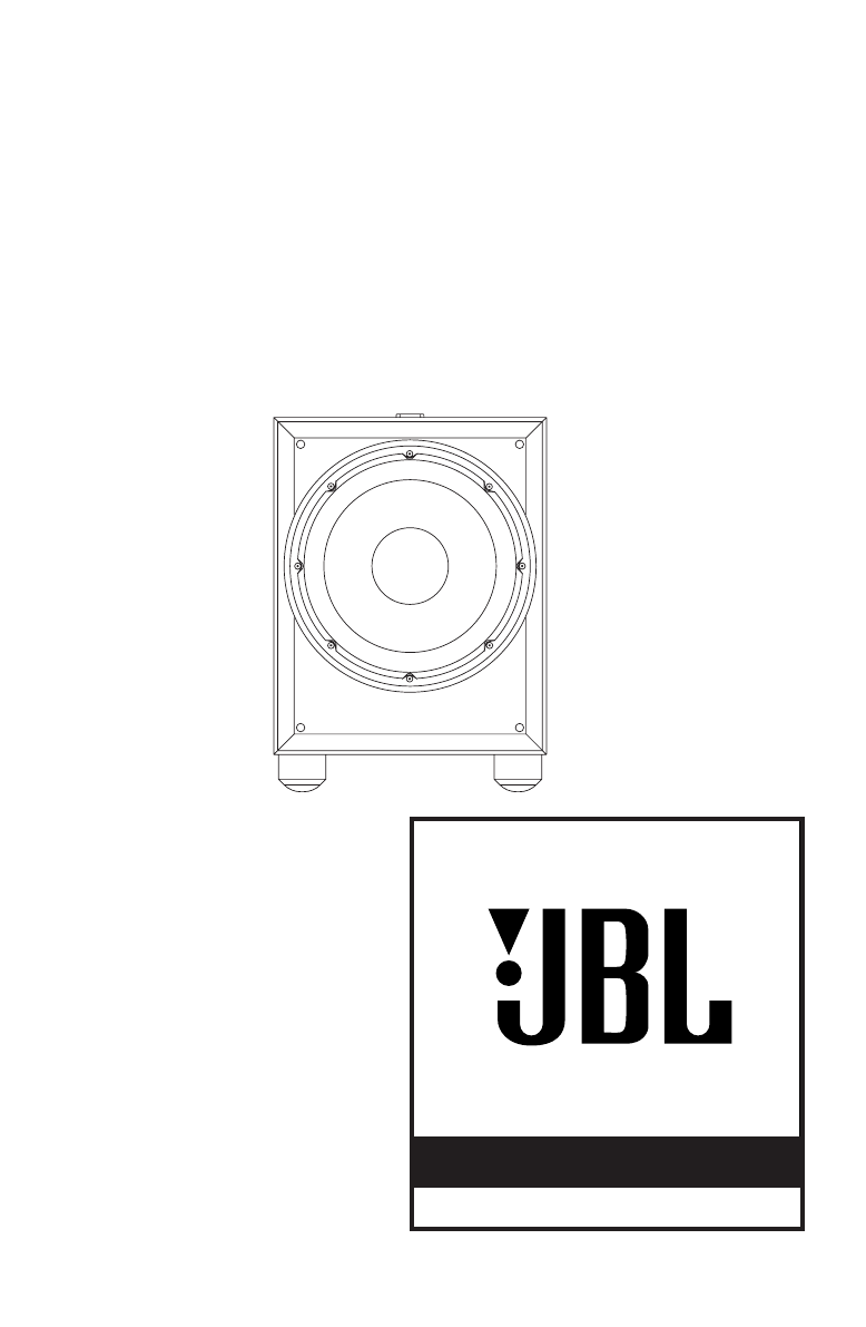 JBL E250P Subwoofer Bedienungsanleitung (8 Seiten)