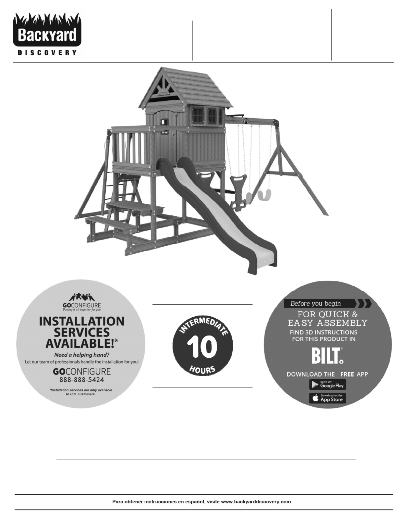 Backyard Discovery Springboro Handleiding (85 Pagina's)