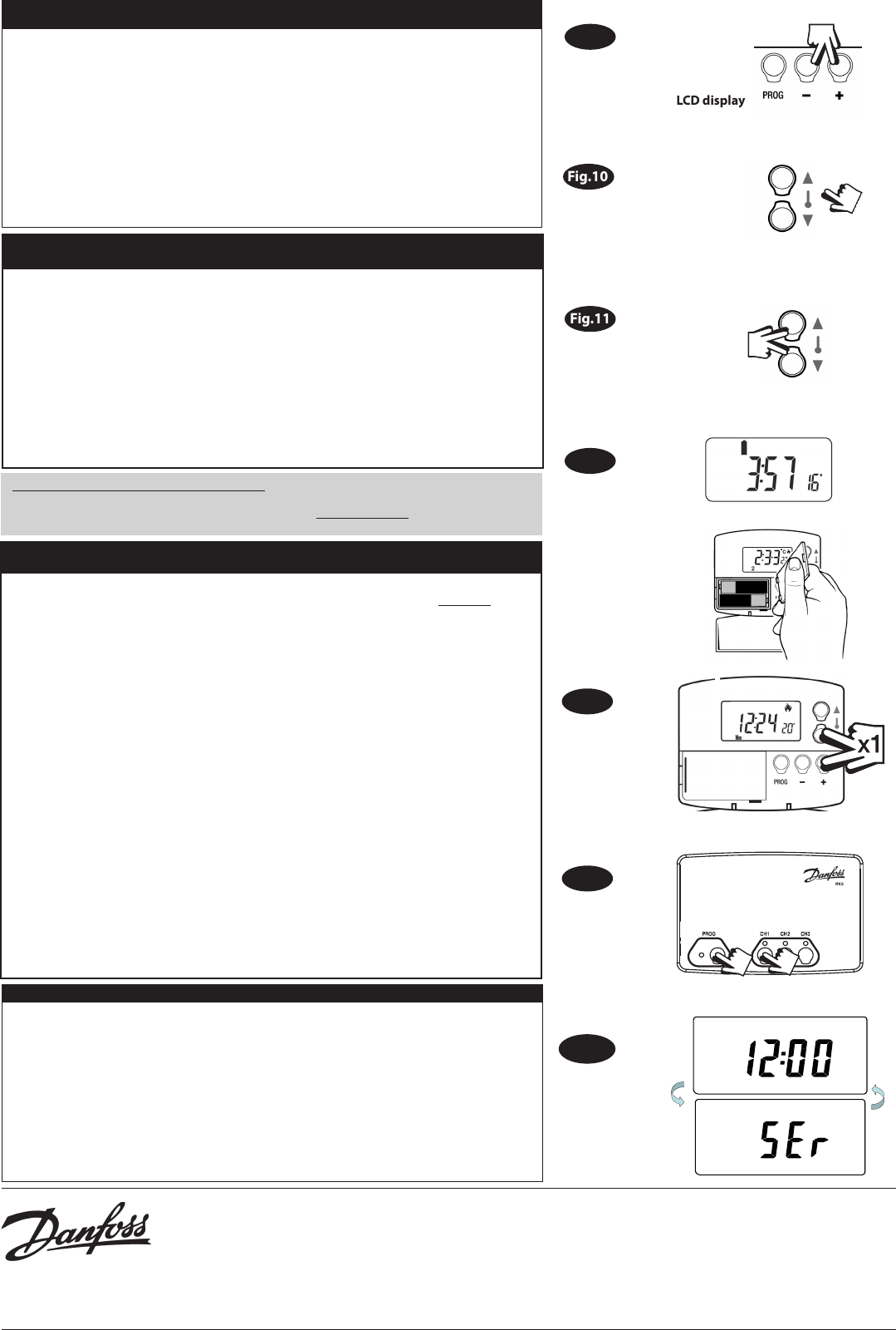 Danfoss TP5000 RF Si Handleiding (2 Pagina's)