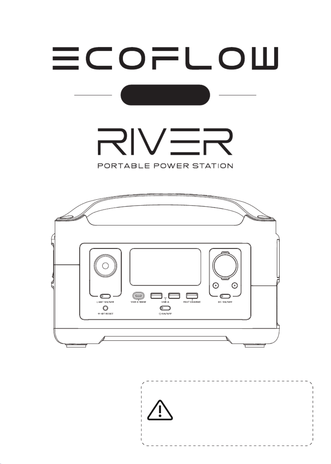 EcoFlow River 600 Manual (90 Sider)