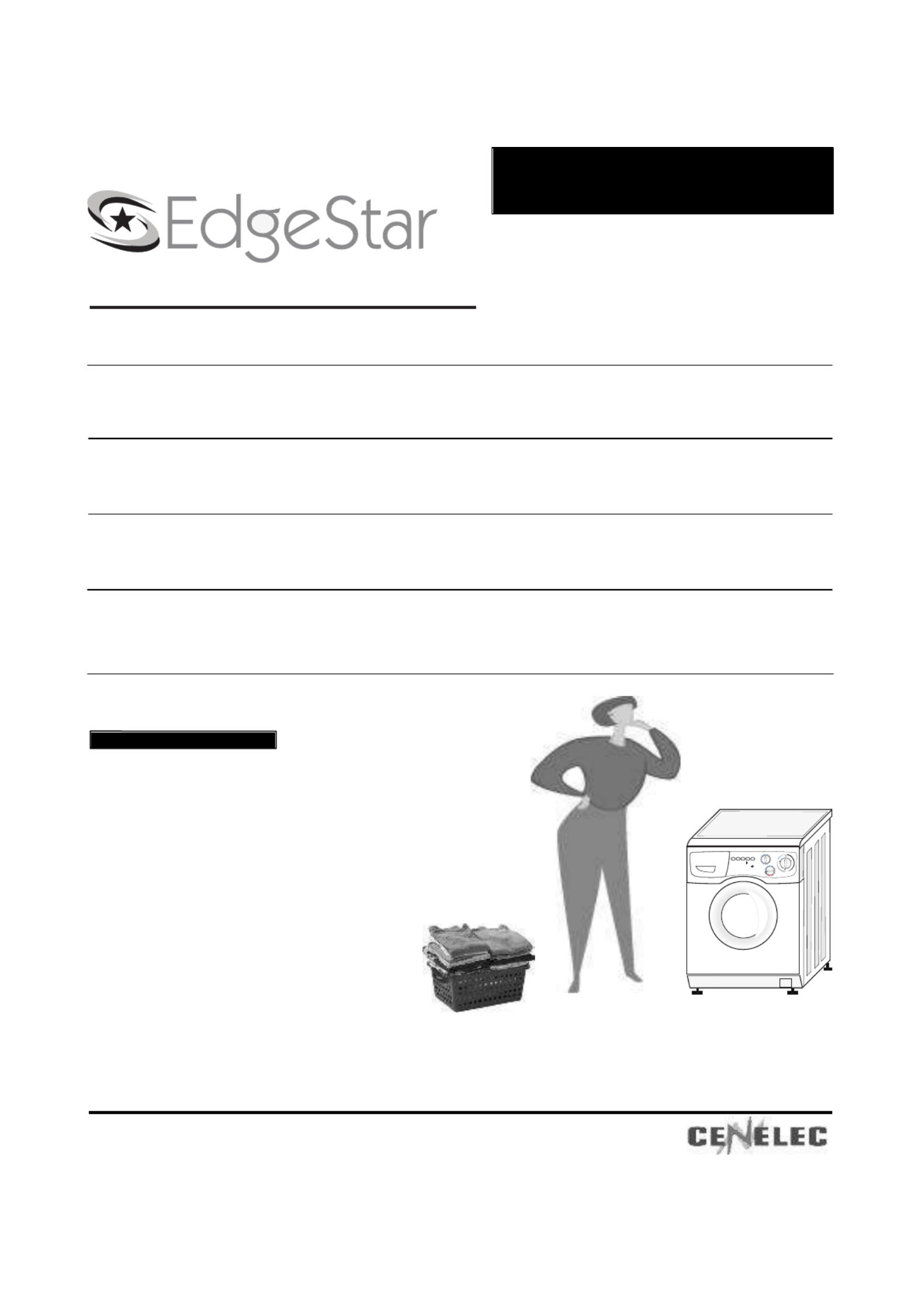 Edgestar CW1200 Manual (24 Sider)