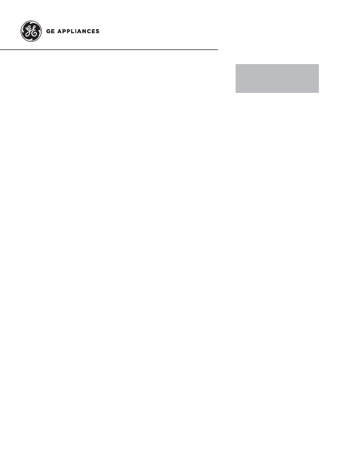 GE GSE25HEMDS Manual (120 Sider)