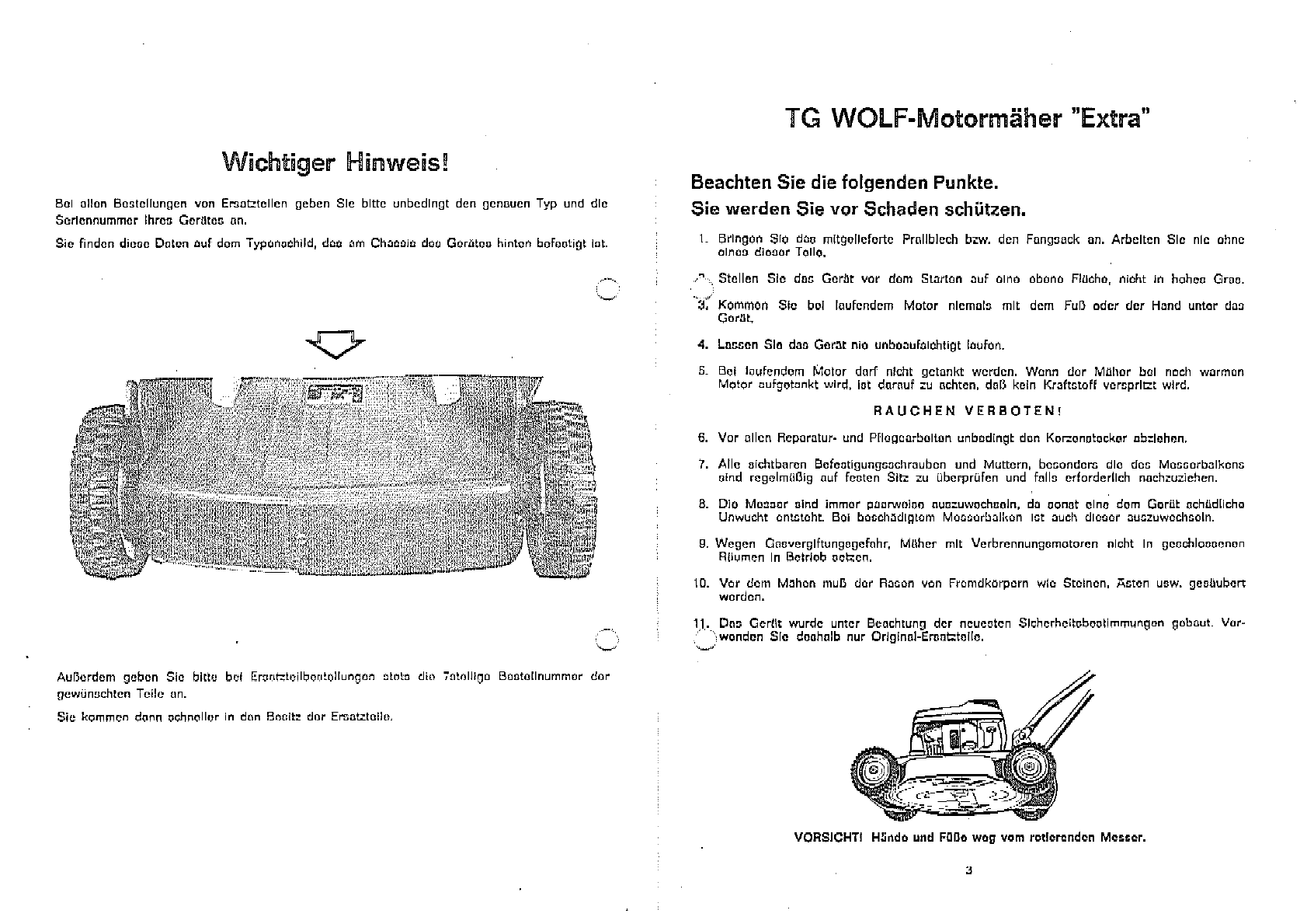 Wolf Garten TG Extra Bedienungsanleitung (17 Seiten)