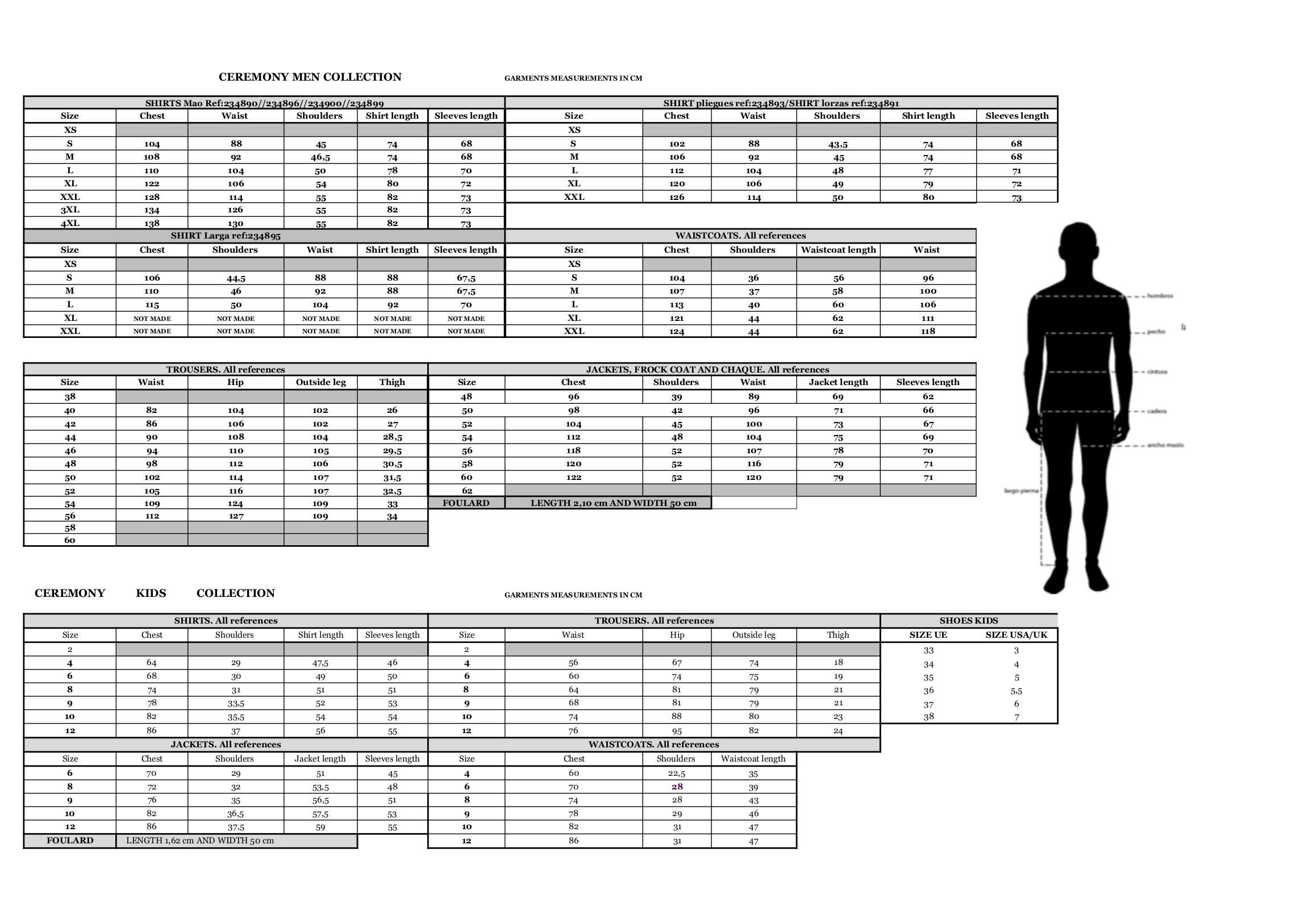 Calculate your Size Manuel Pardo