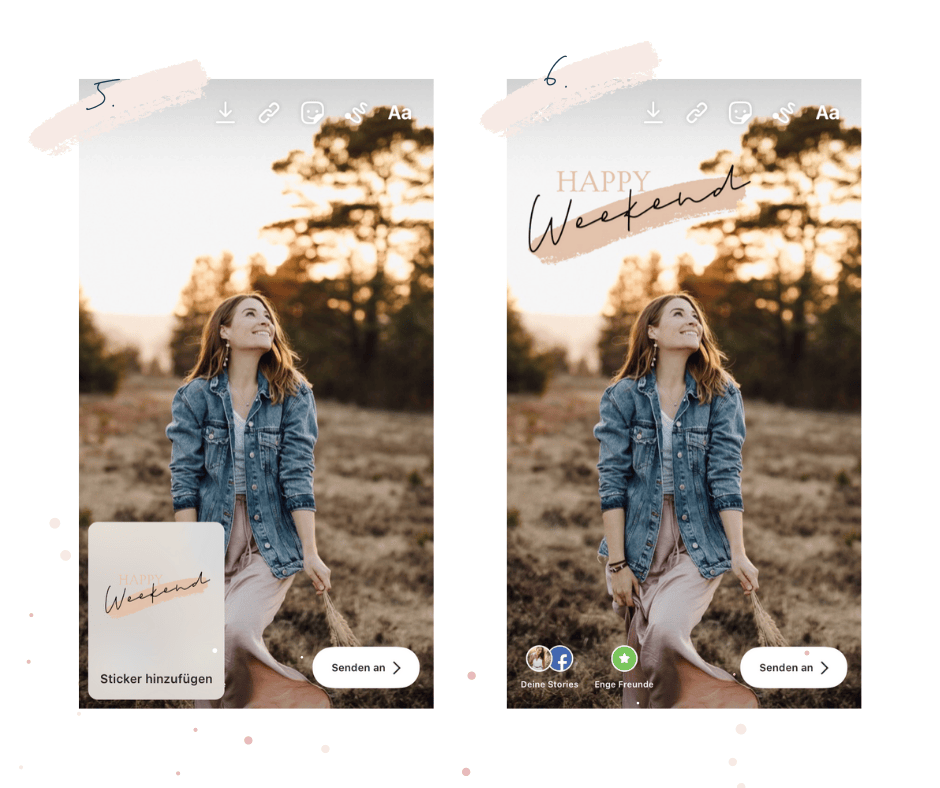 Instagram Sticker für Deine Story Manuela Marks