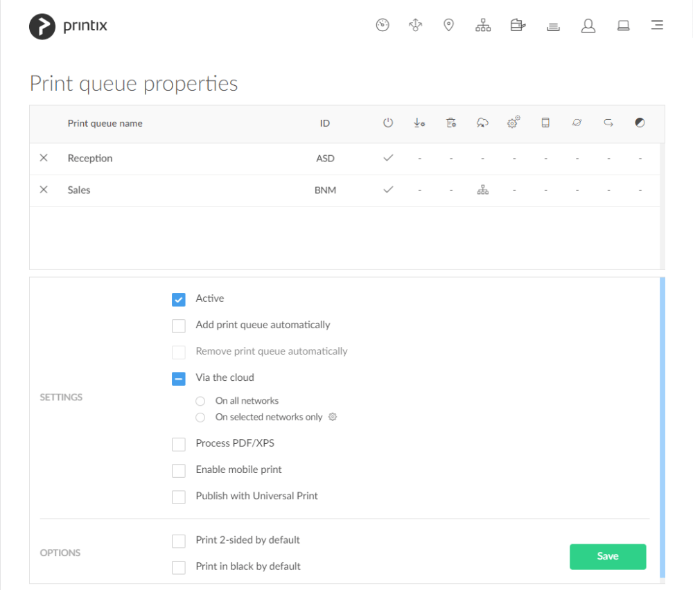 How to automatically add and remove print queues Printix