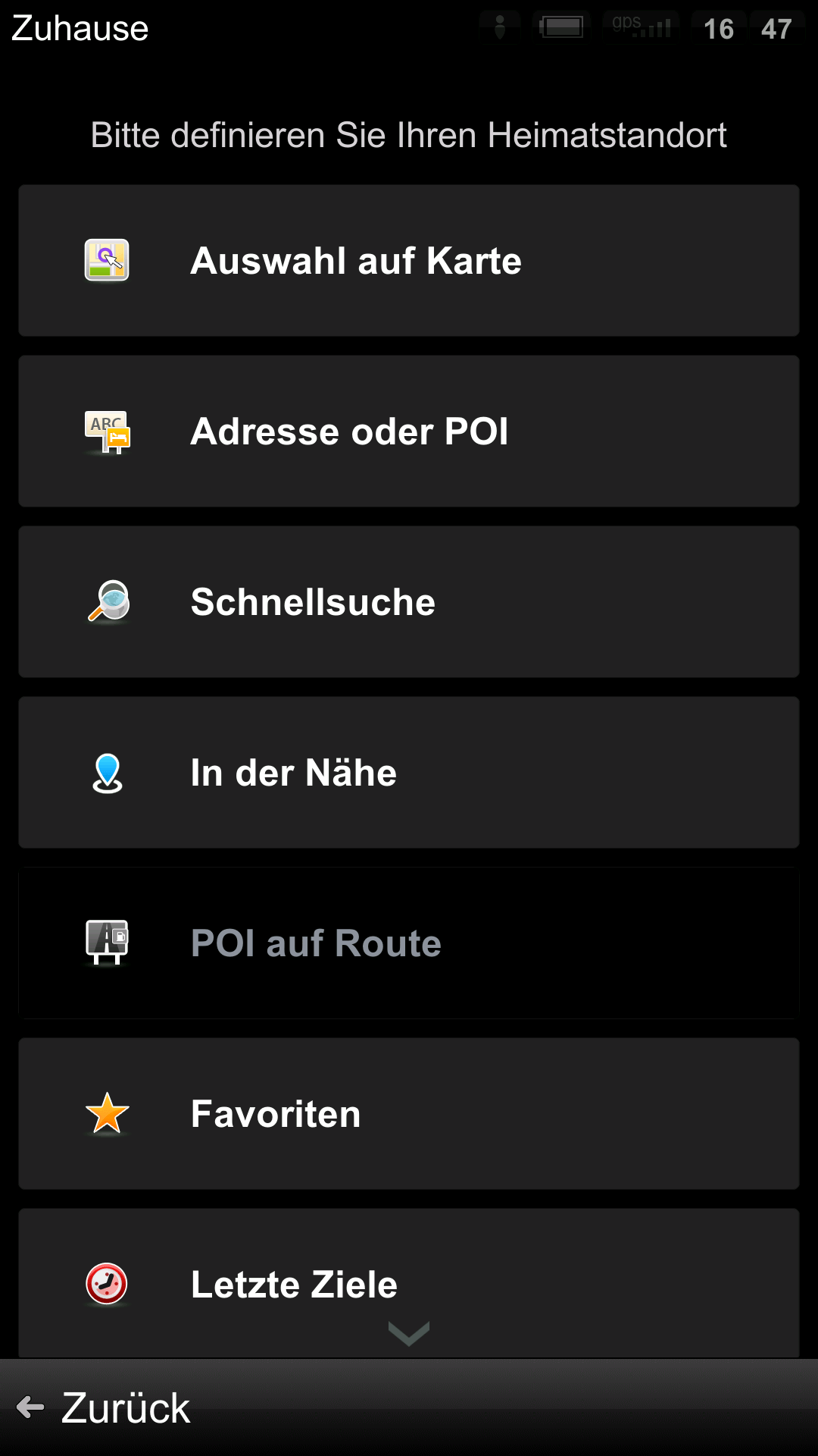 Navigieren nach Hause Sygic Car navigation 1