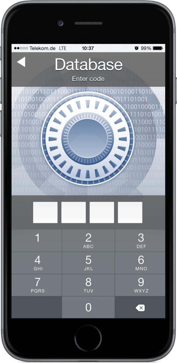 Opening Databases PSR for iOS (iPhone, iPad) 8.0