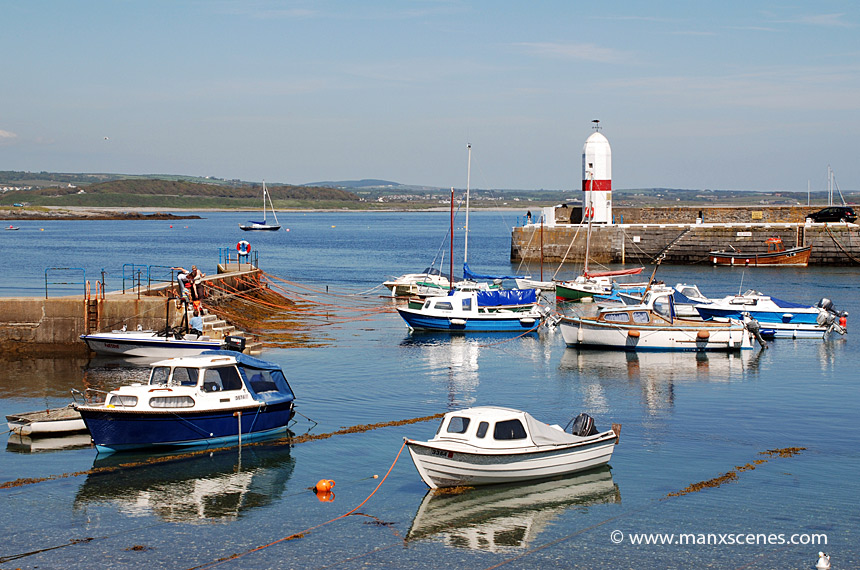 Port St Mary Harbour Manx Scenes Photography