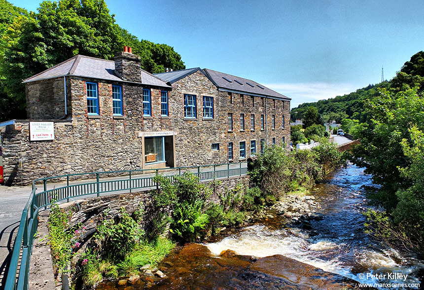 Laxey Woolen Mills on Glen Road Manx Scenes Photography