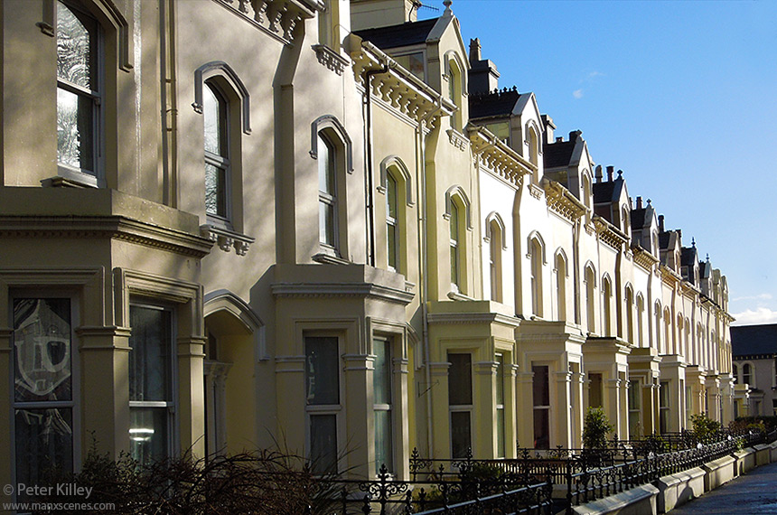 Architecture of Queens Avenue Douglas Manx Scenes Photography