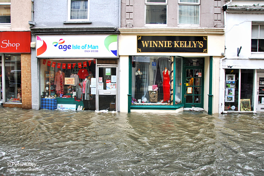 Flooding in Ramsey Friday 3rd January 2014 Manx Scenes Photography