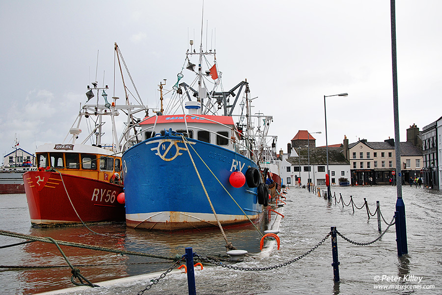 Flooding in Ramsey Friday 3rd January 2014 Manx Scenes Photography