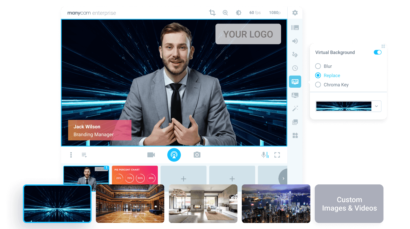 ManyCam Live video software & Virtual cam