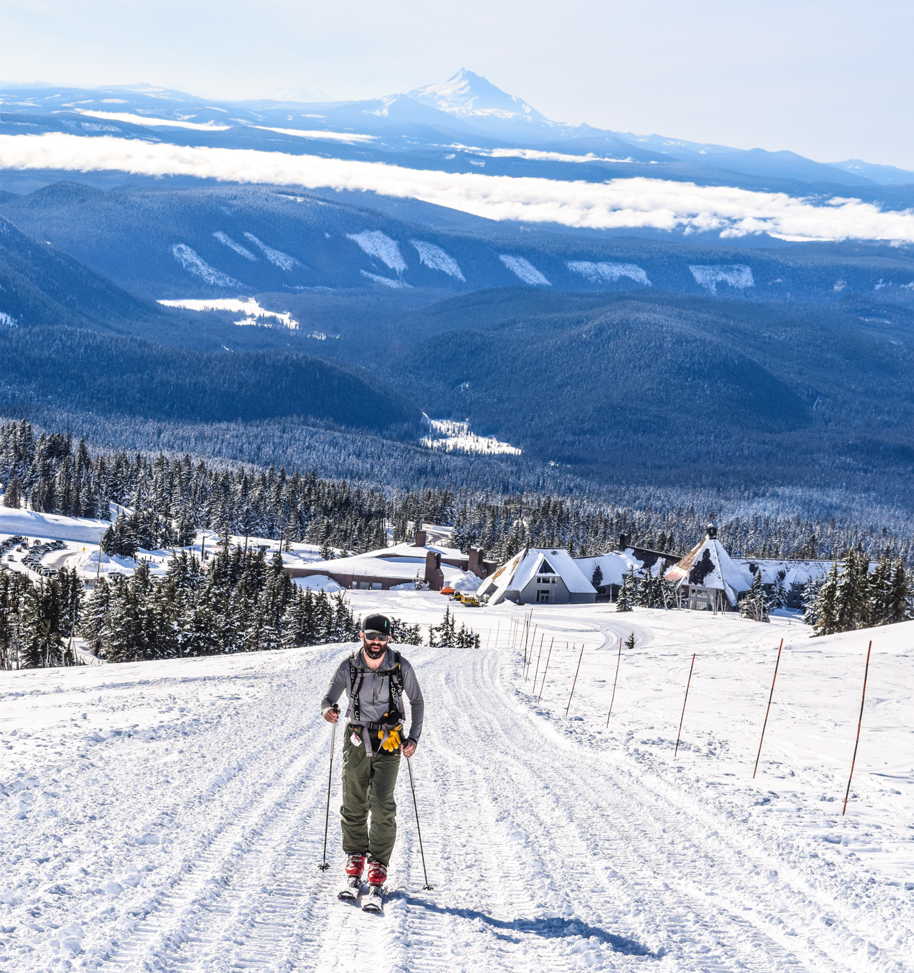 Skiing Mt Hood Many Steps Make Mountains