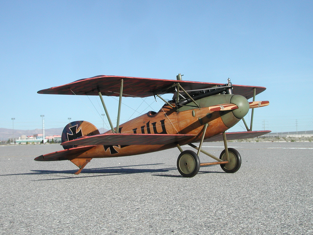 Albatros D.Va Sport scale German WW1 Fighter Model Airplane Kit