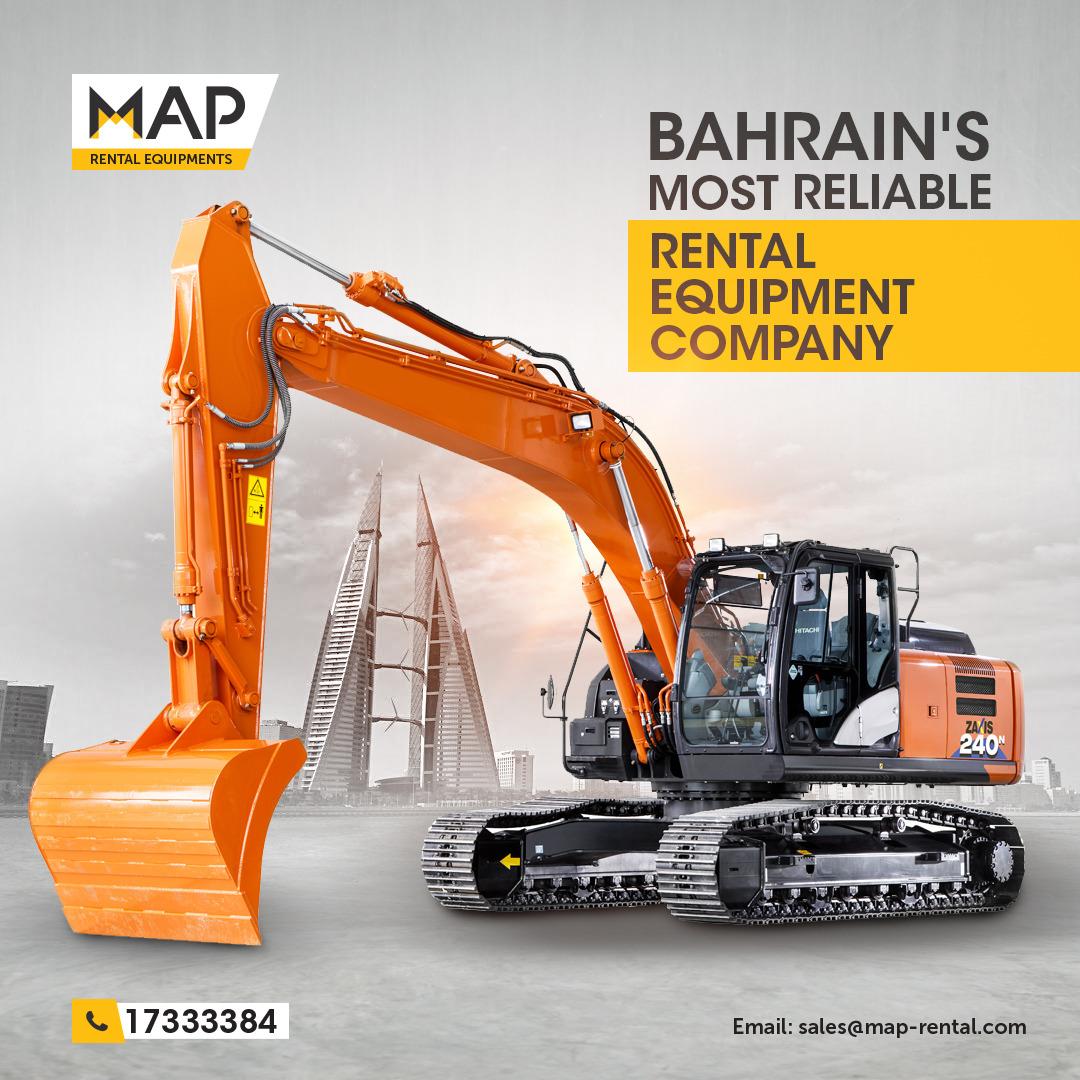 MAP RENTAL EQUIPMENT Bahrain Heavy Equipments Hire Generators and