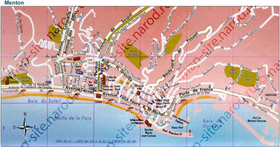 карта Ментоны. карта Ментоны. Ментона. Карты Ментоны