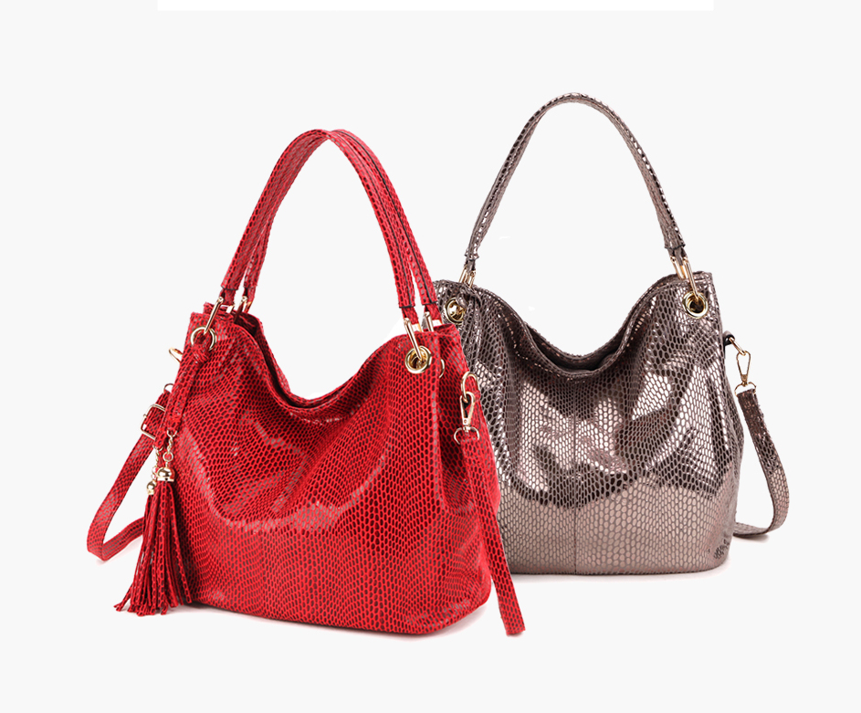 Leather Tophandle Messenger Shoulder Bag for Women HisHerWear