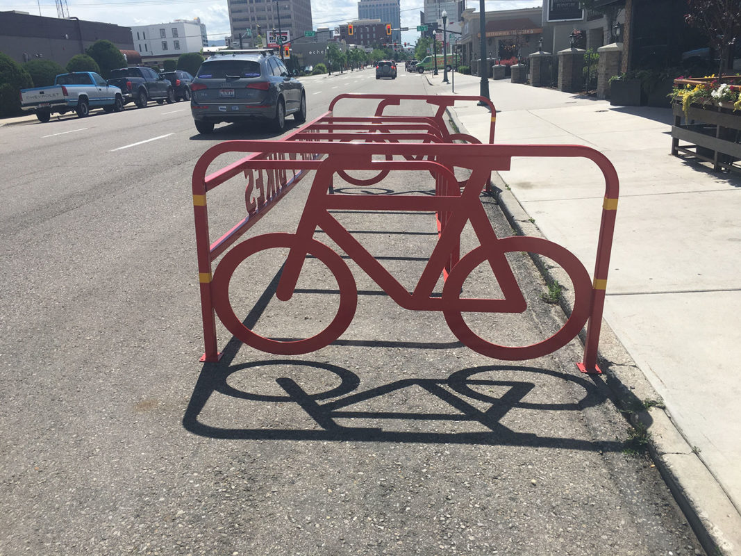 1519 W Main Street Bike Rack at The HandleBar Capital City