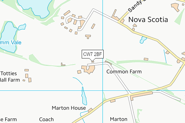 CW7 2BF maps, stats, and open data