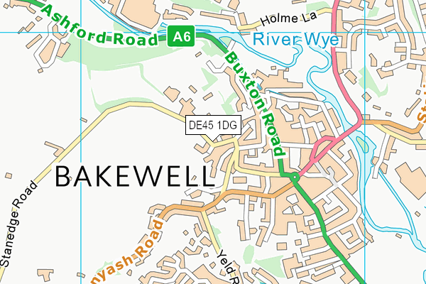 Map Of Bakewell Area De45 1Dg Maps, Stats, And Open Data