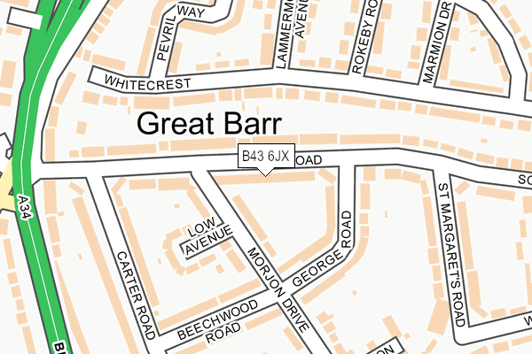 Great Barr Birmingham Map B43 6Jx Maps, Stats, And Open Data