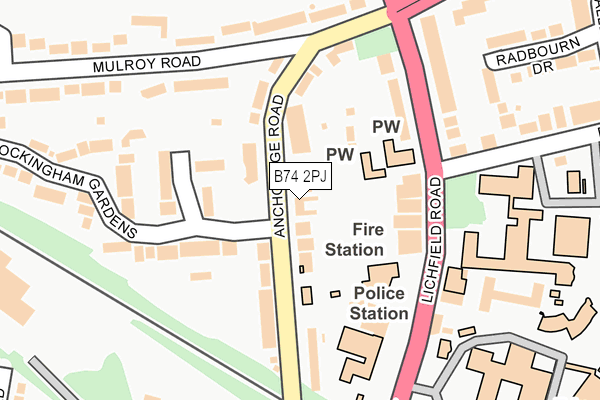 B74 2PJ maps, stats, and open data
